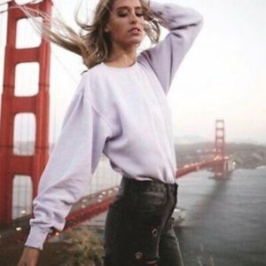 Rare Brandy Melville Lilac Erica Crewneck